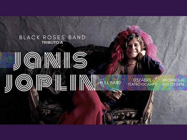 Habrá en Morelia un tributo a Janis Joplin