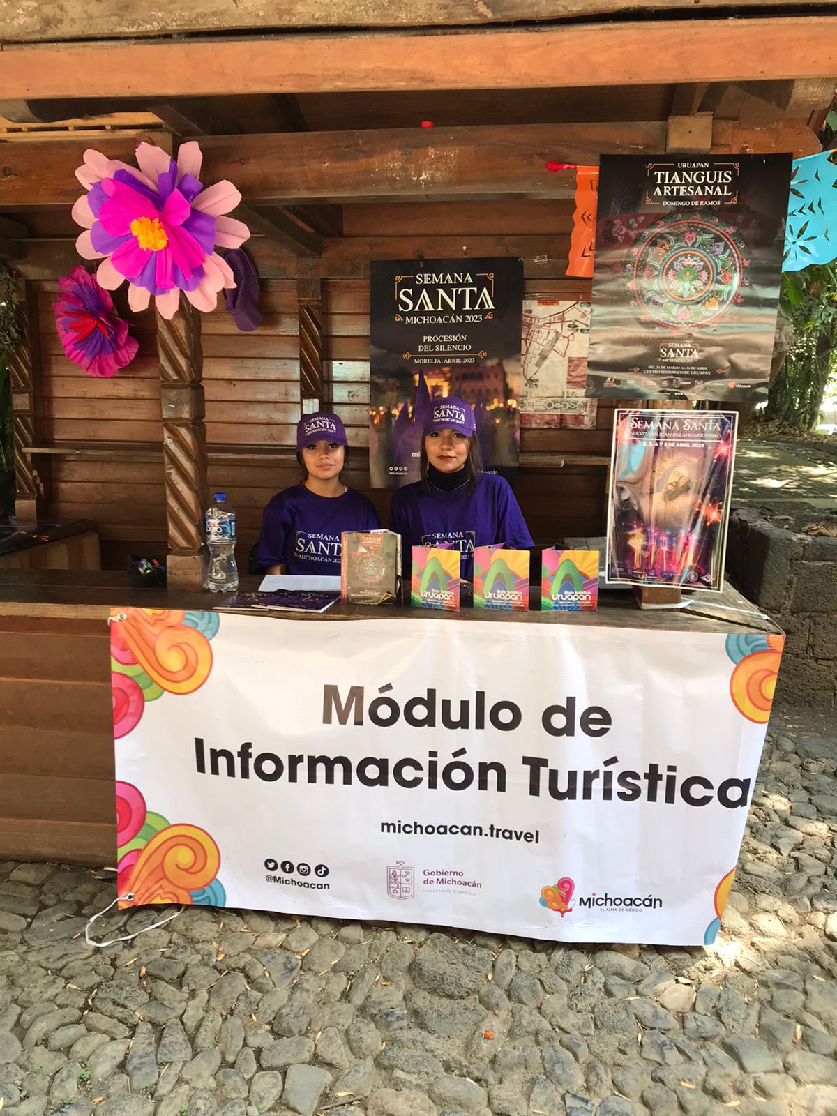 Hay 47 módulos de información en destinos turísticos de Michoacán