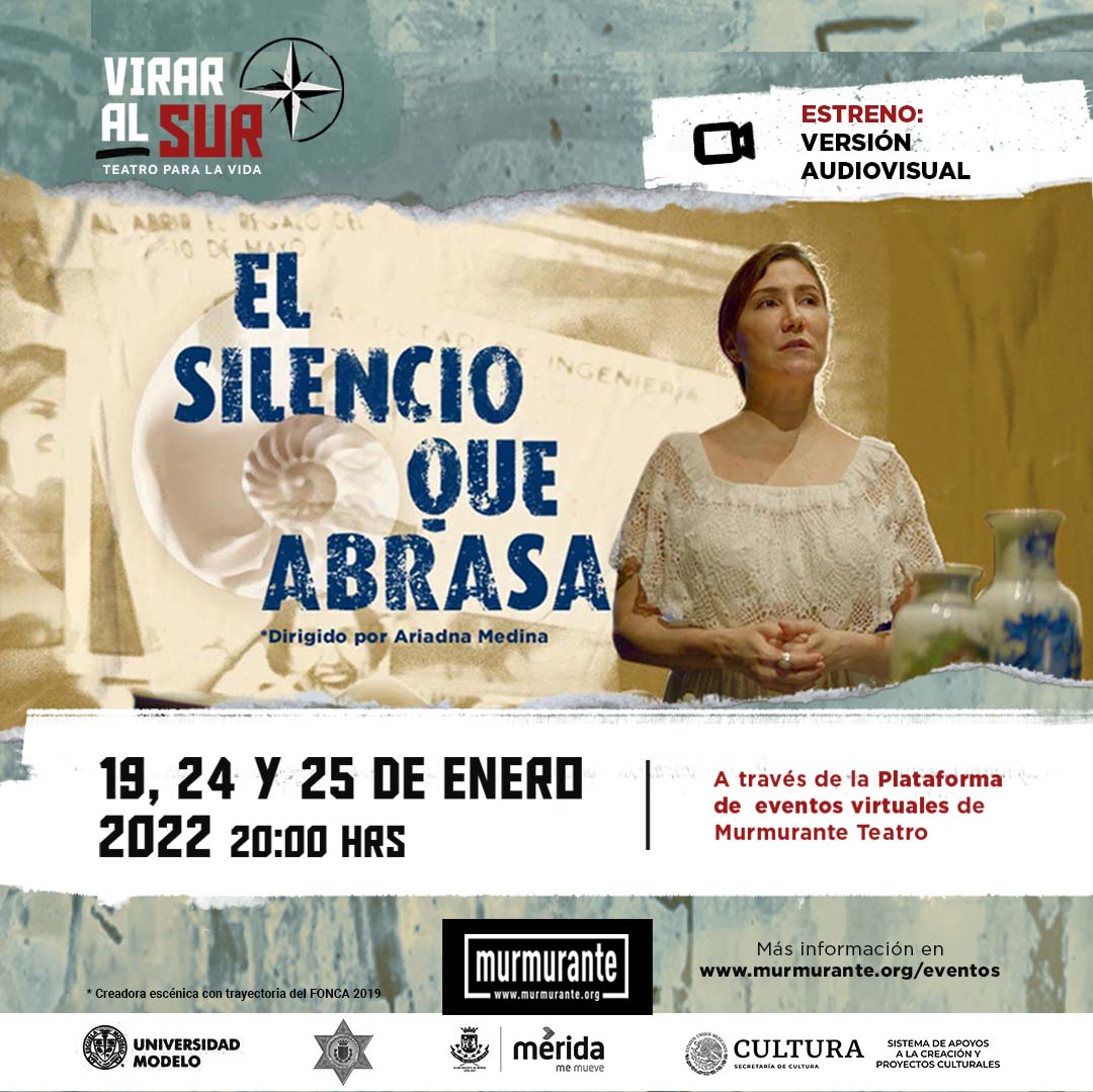 Estrena Murmurante versión audiovisual de El silencio que abrasa, con universidades de Mérida y la Península