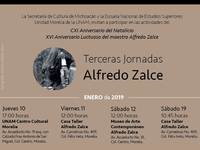 Anuncian las Terceras jornadas conmemorativas para Alfredo Zalce