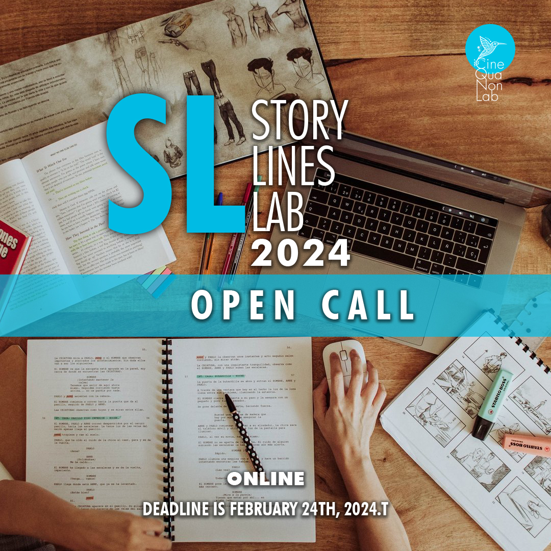 Cine Qua Non Lab continúa recibiendo solicitudes de registro para su taller “Storylines Lab 2024”
