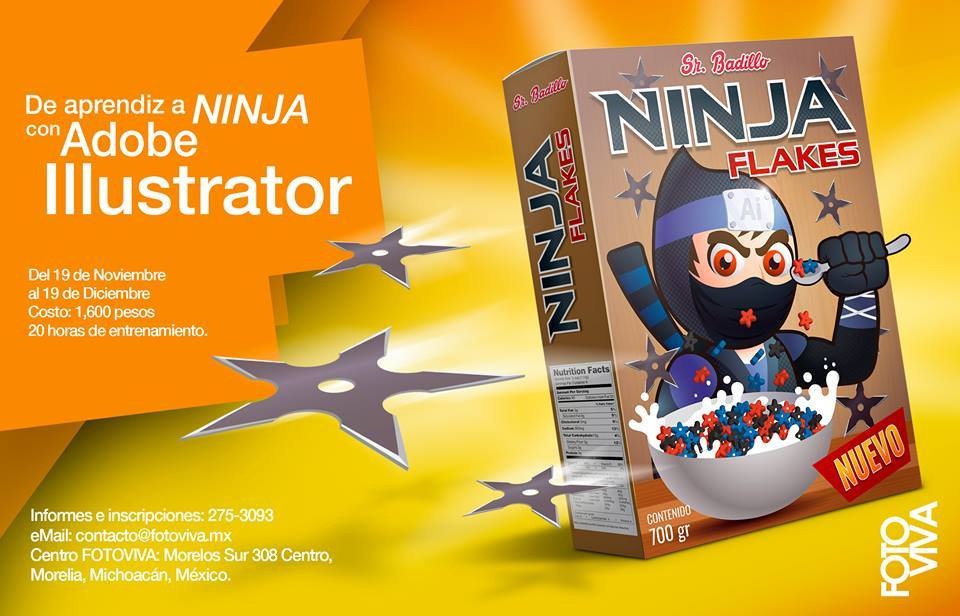 Taller “De Aprendiz a Ninja con Adobe Illustrator”