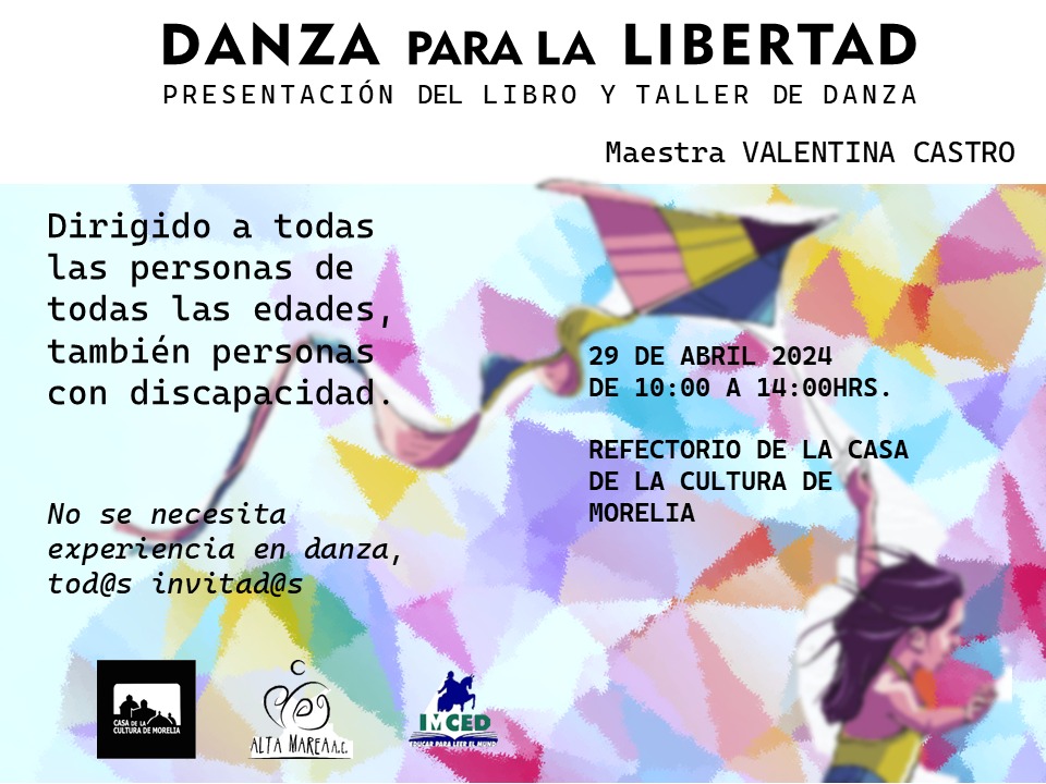 La Casa de la Cultura de Morelia recibirá a la Maestra Valentina Castro en actividades enfocadas en la danza