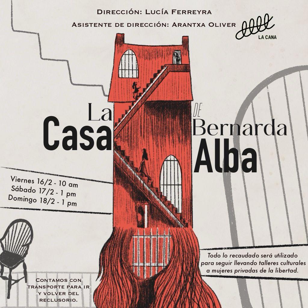 “La Casa de Bernarda Alba”, una obra de teatro con mujeres privadas de la libertad