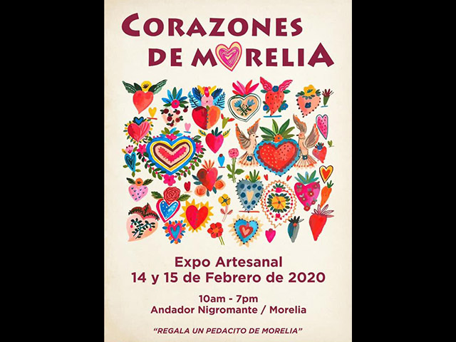 Viene la expo artesanal Corazones de Morelia