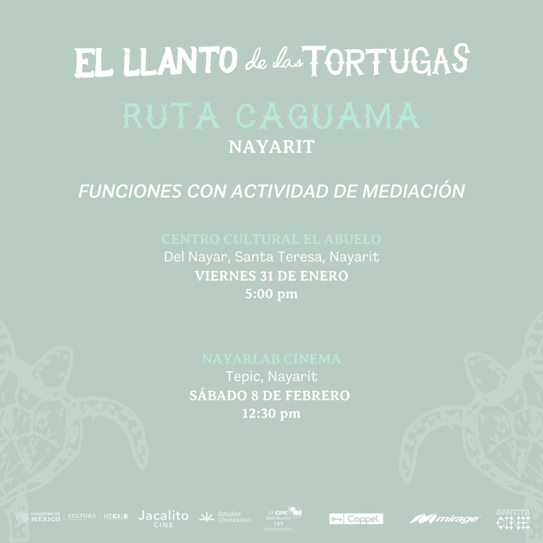 Gira cultural del documental “El llanto de las tortugas” arribará a Nayarit