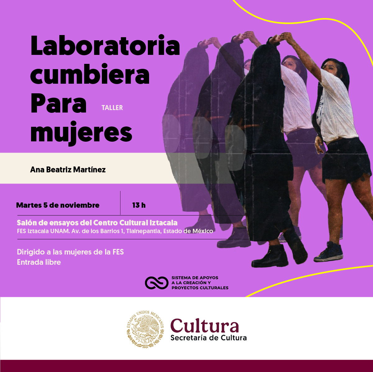 "Laboratoria cumbiera para mujeres"