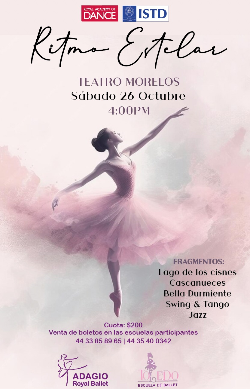 Teatro Morelos recibirá presentaciones de danza con talentos michoacanos