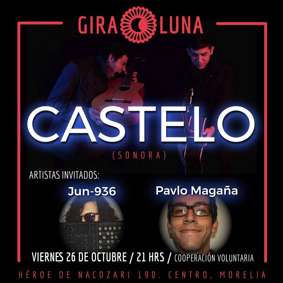 Presentación de Castelo, Jun-936 y Pavlo Magaña en concierto