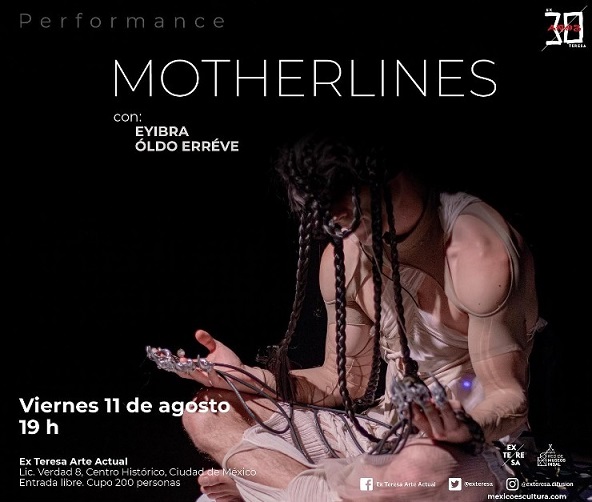 Motherlines, el performance que explora la diversidad del cuerpo virtual