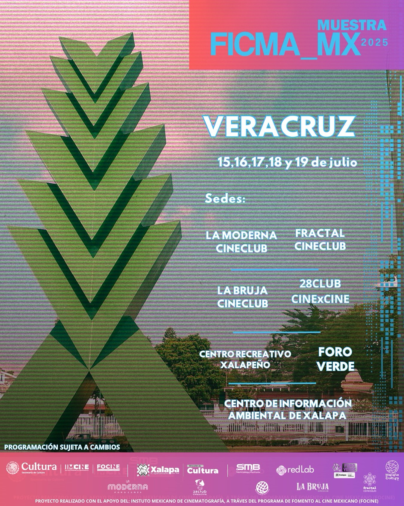 Del 15 al 19 de julio, Xalapa y Perote presentarán la programación de la Muestra FICMA_MX 2025