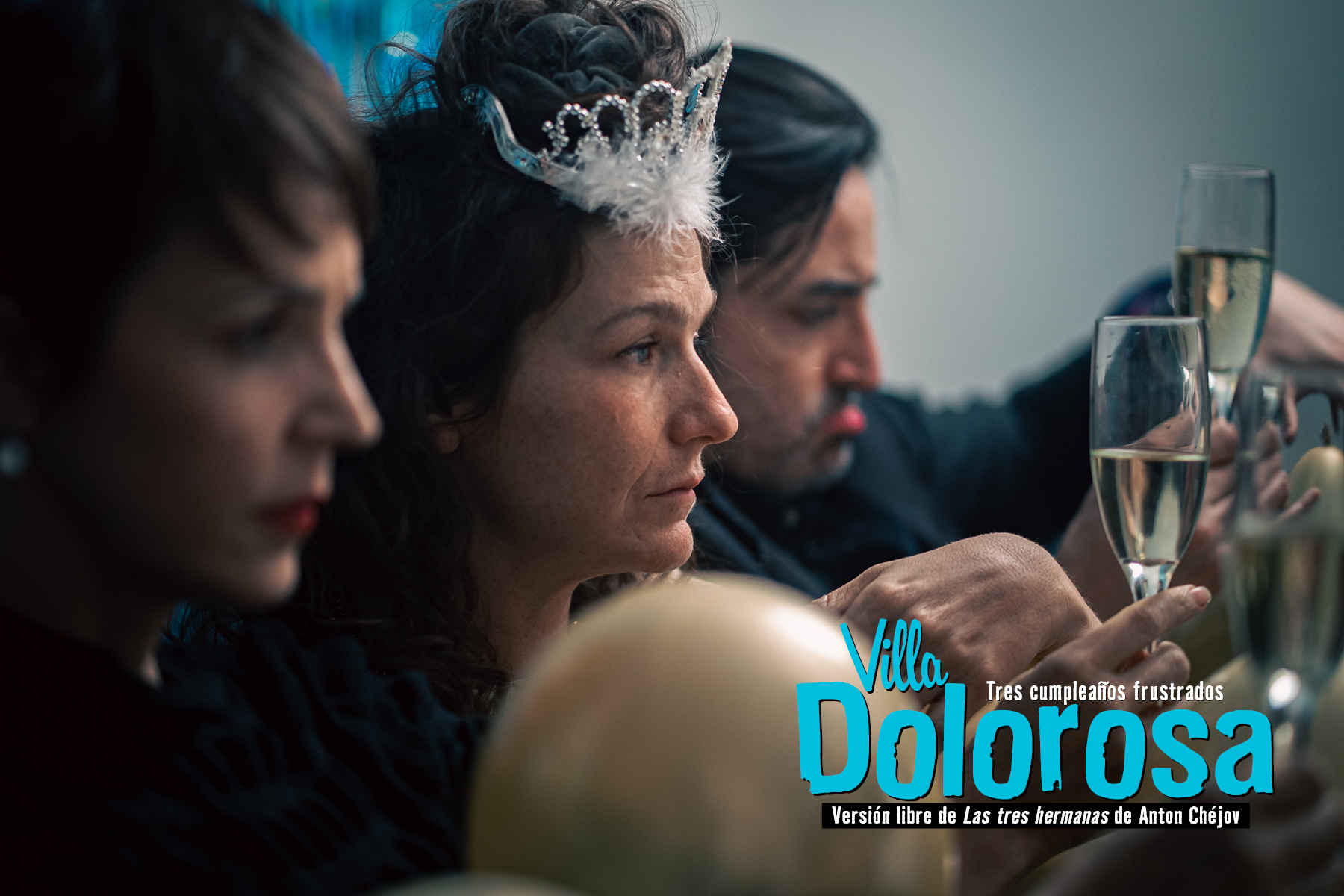 Teatro Varsovia recibirá a “Villa Dolorosa. Tres cumpleaños frustrados”, una comedia negra sobre la decadencia burguesa
