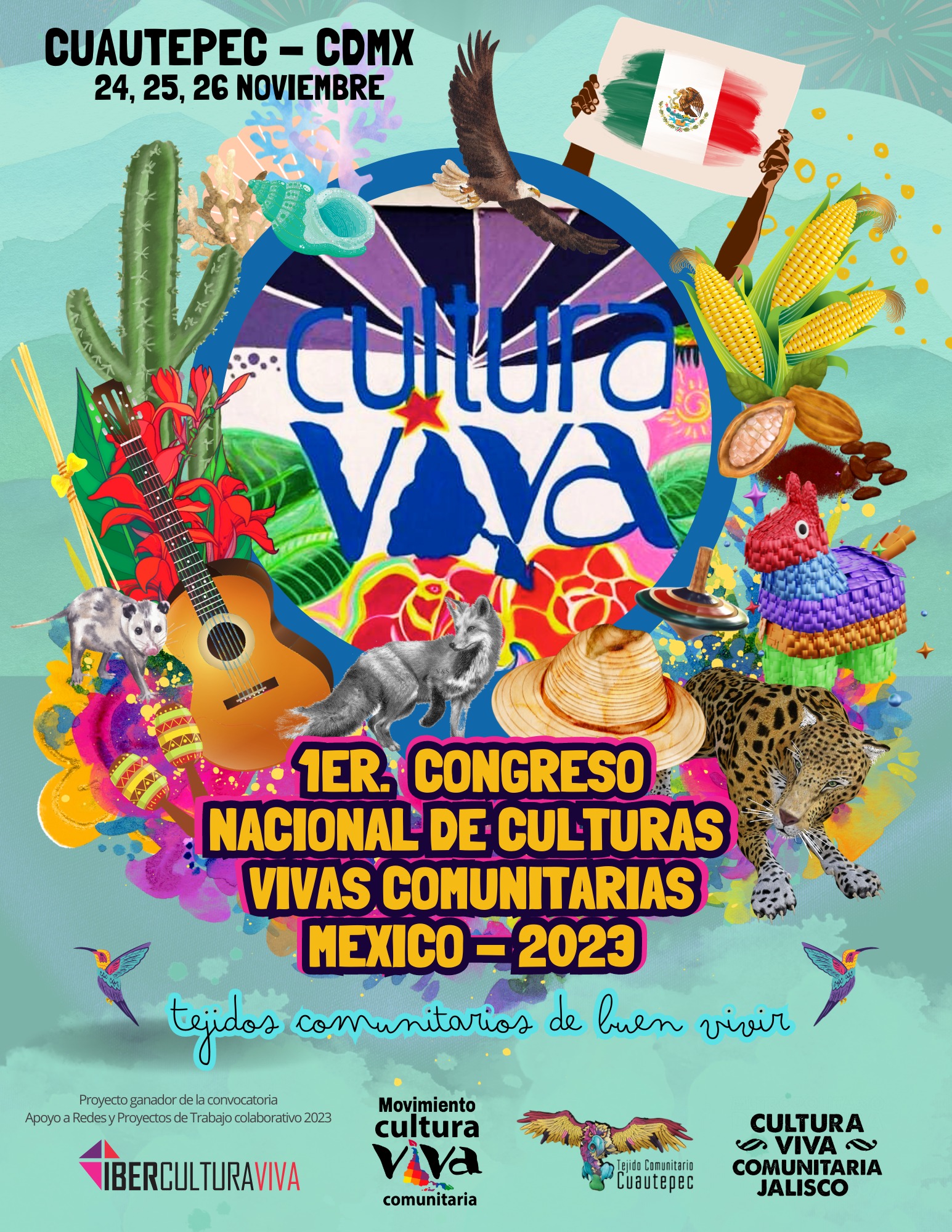 Participa en el 1er Congreso Nacional de Culturas Vivas Comunitarias México 2023