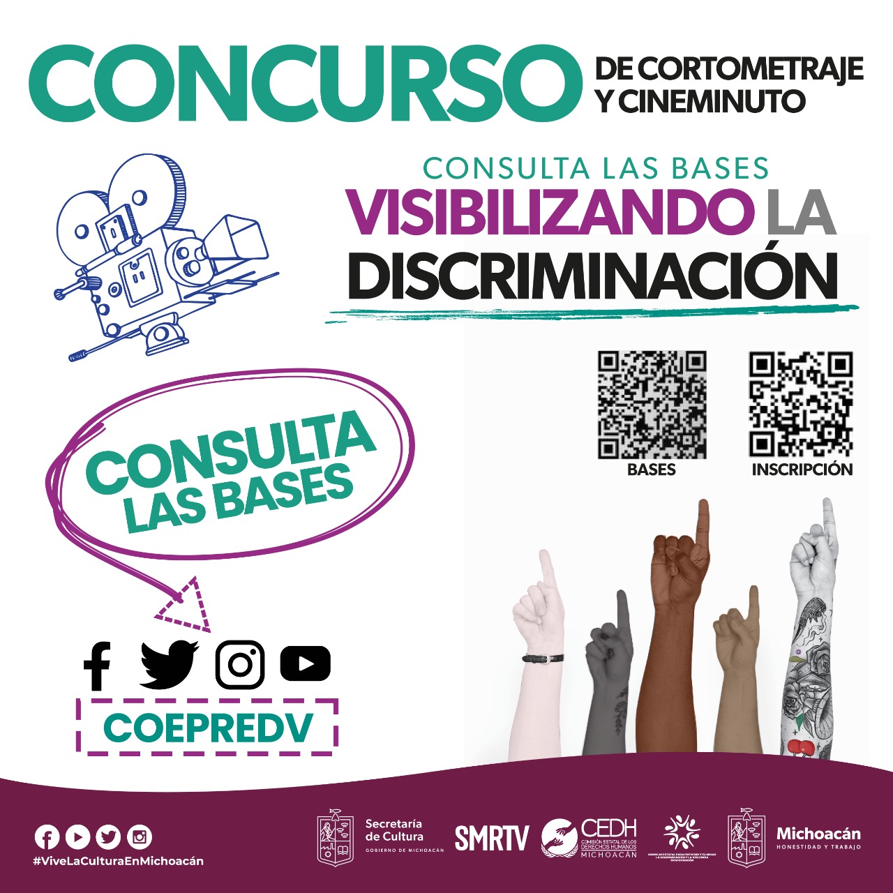 Convoca Secum al concurso de cortometraje “Visibilizando la discriminación”