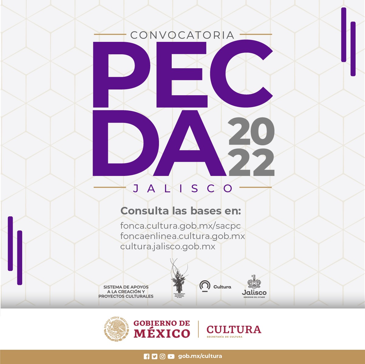 Abren la convocatoria PECDA 2022 para Jalisco