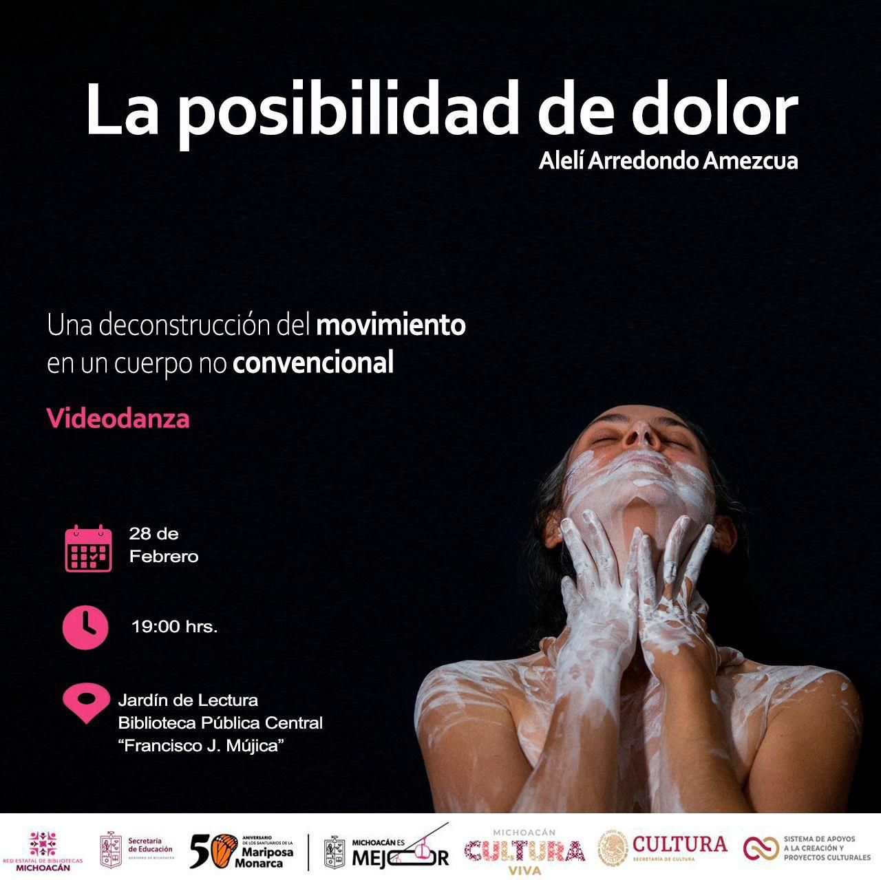 Biblioteca Pública Central presentará videodanza unipersonal de Alelí Arredondo