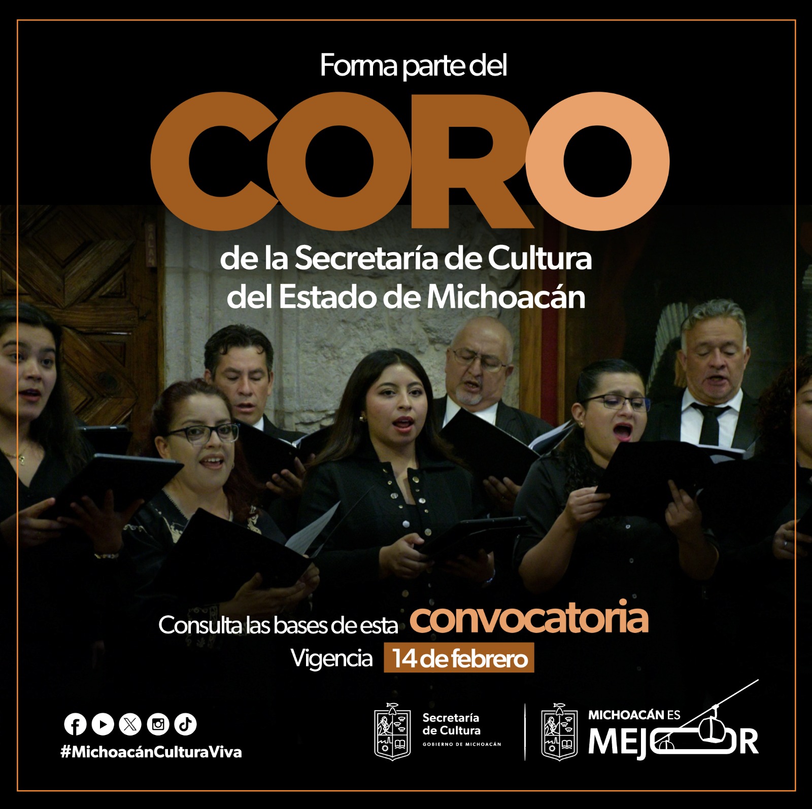 Este año tu voz puede ser parte del coro de la Secum