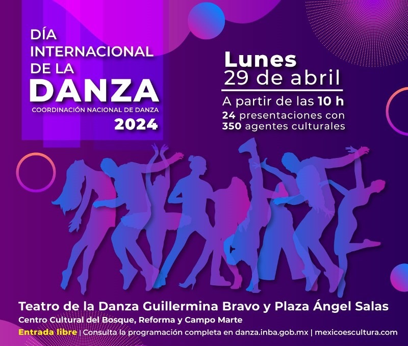 El Inbal dedicará jornada artística para conmemorar el Día Internacional de la Danza 2024