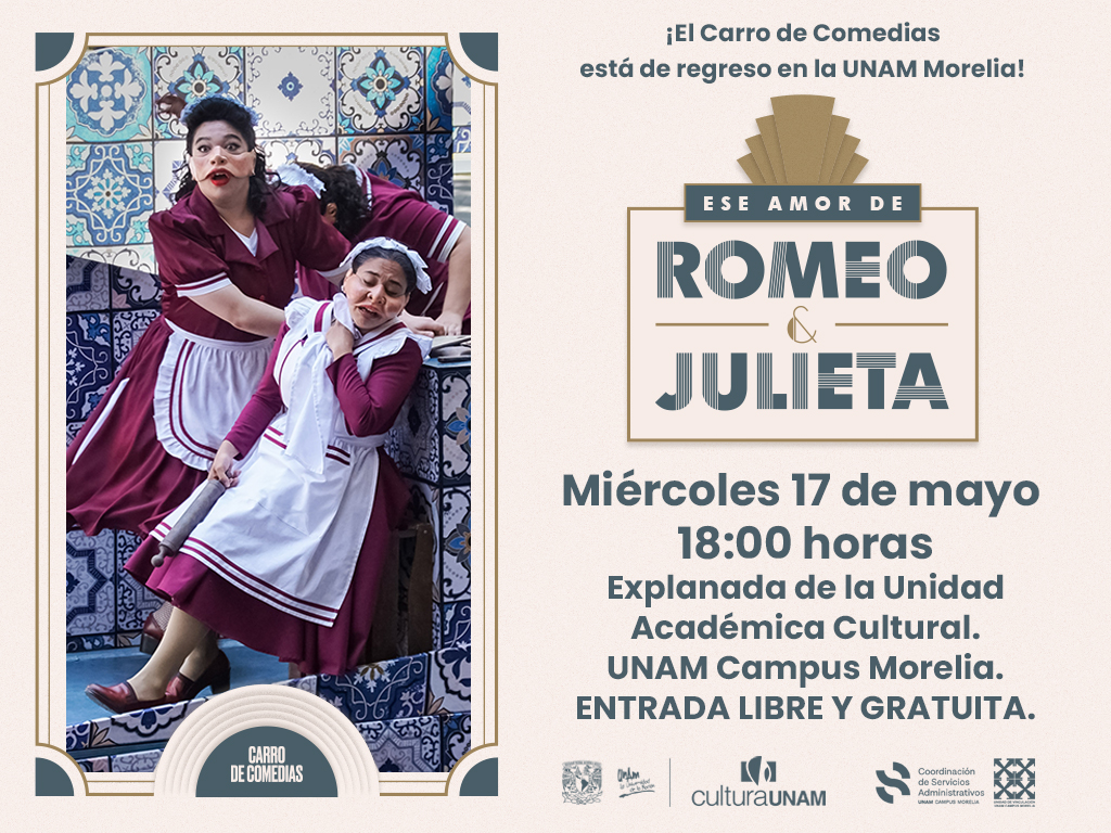 Ese amor de Romeo y Julieta, una comedia moderna en Morelia