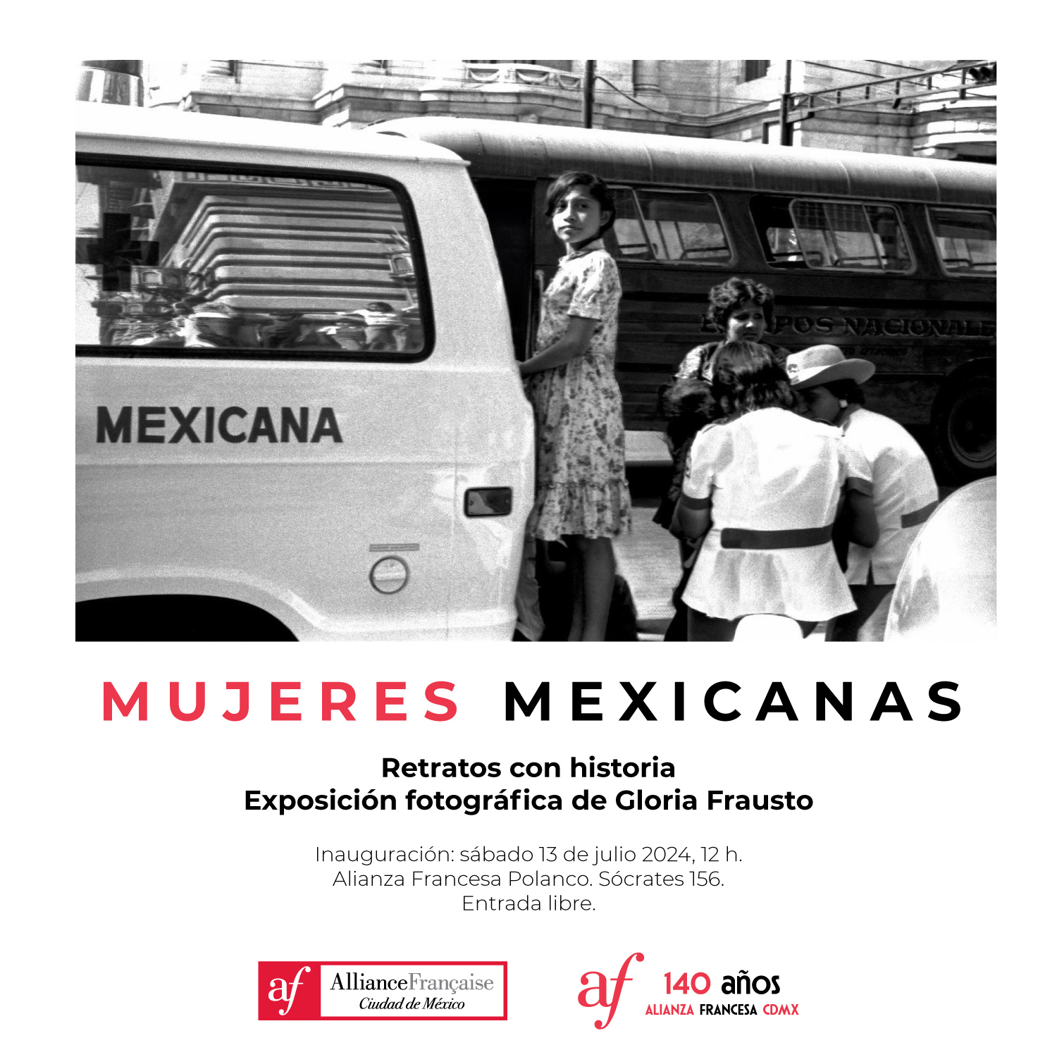La AFMX inaugurará la exposición “Mujeres Mexicanas. Retratos con historia” de la fotógrafa Gloria Frausto