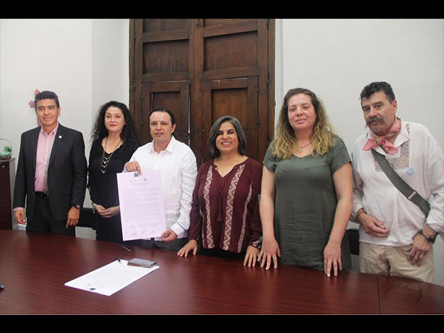 Firman acuerdo de colaboración cultural para Valparaíso y Morelia