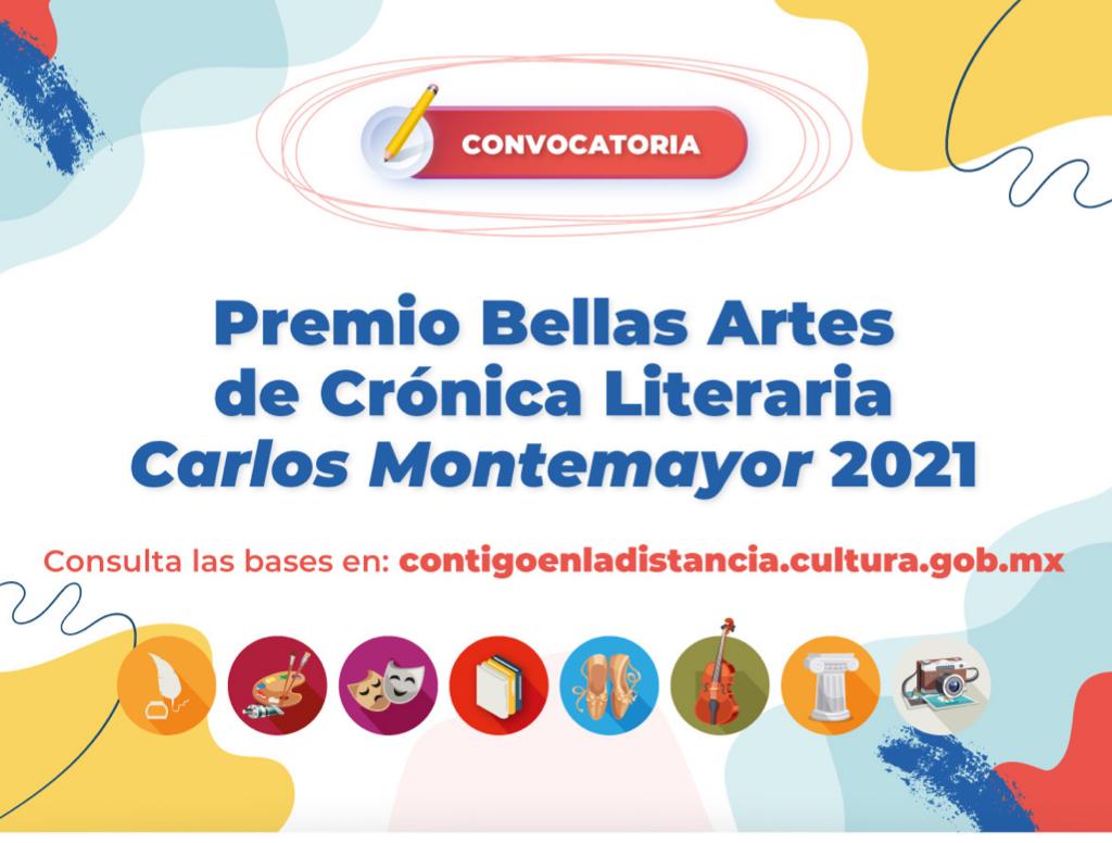 Lanzan convocatoria para el Premio Bellas Artes de Crónica Literaria Carlos Montemayor 2021