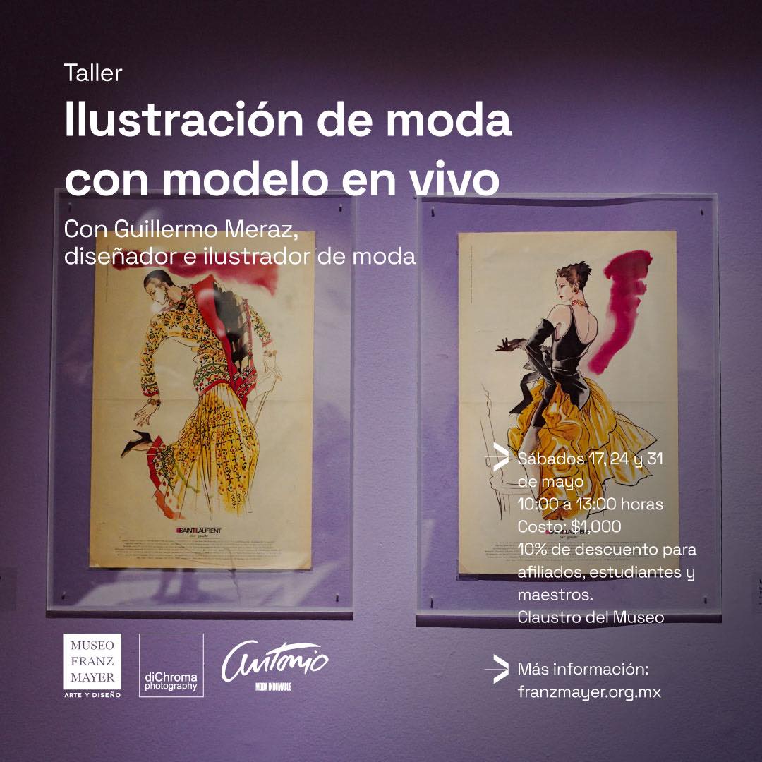 “Taller de ilustración de moda con modelo en vivo”