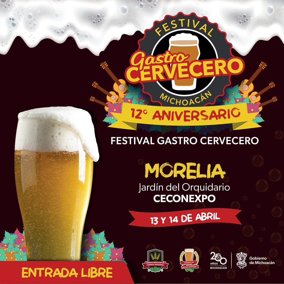 ¡La espera terminó! El Festival Gastro Cervecero Michoacán regresará a Morelia este mes