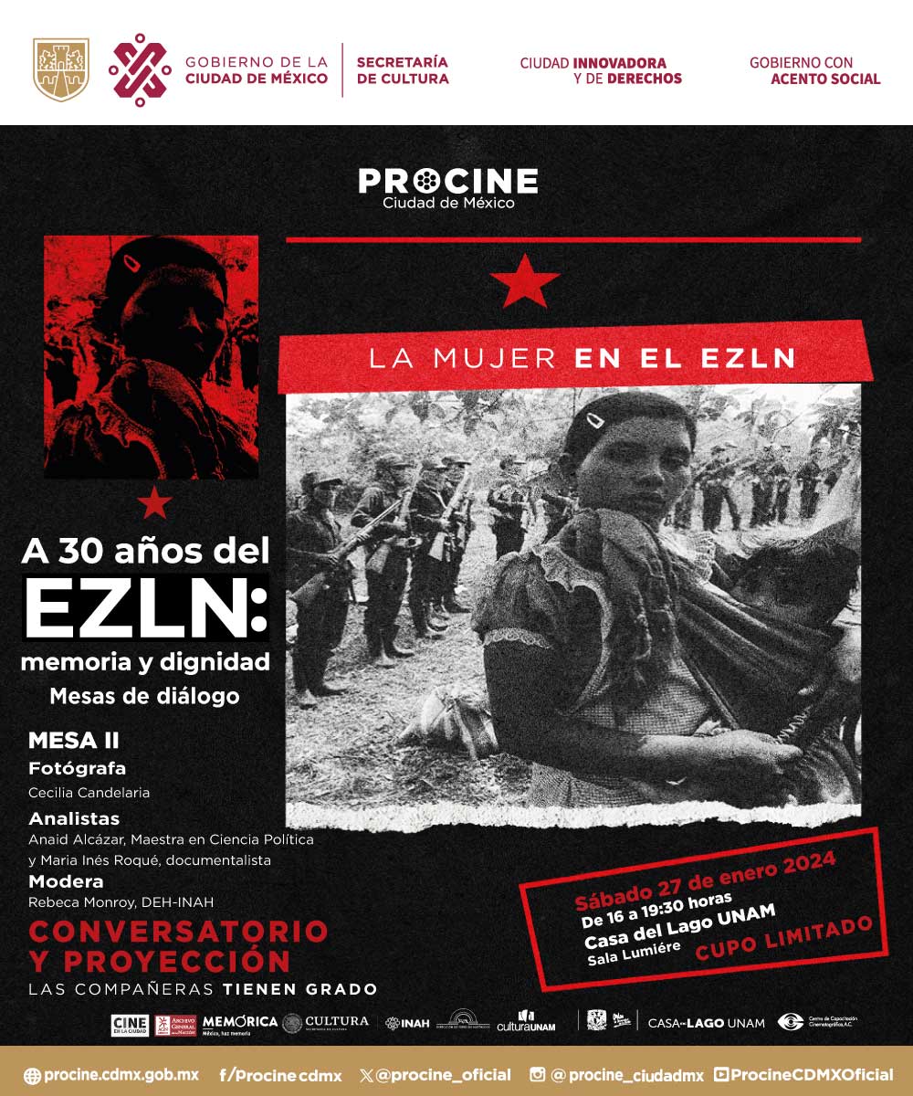 La Mujer en el EZLN, un conversatorio sobre las mujeres de las fuerzas armadas revolucionarias