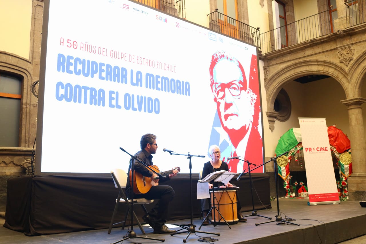 A 50 años del golpe de Estado en Chile, realizan homenaje a Salvador Allende, a los caídos y refugiados