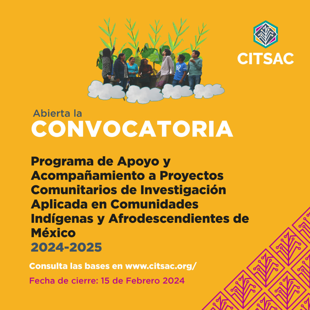 Continúa abierta la convocatoria de CITSAC en apoyo a proyectos comunitarios de investigación