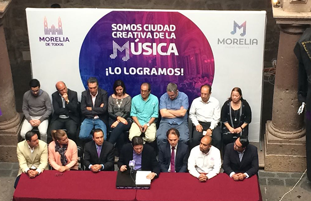 Morelia, designada por la UNESCO como Ciudad Creativa de la Música