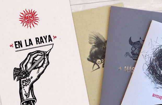 Presentan “En la Raya”, libro indie que conjuga verso y gráfica
