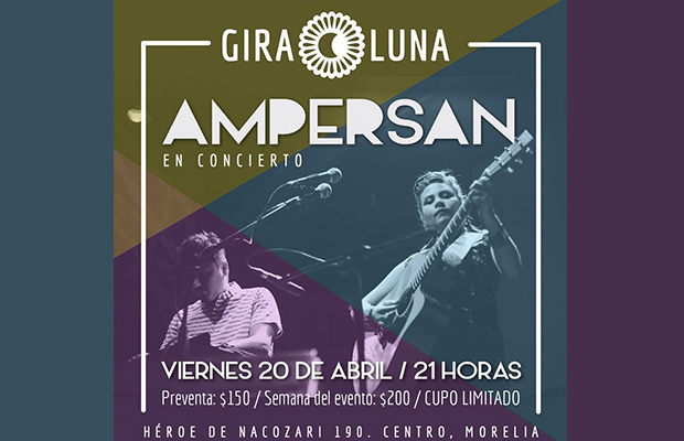 La música ecléctica de Ampersan llegará a Pátzcuaro y Morelia