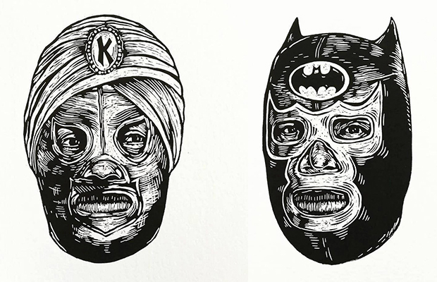 “El mil máscaras”, la más reciente (y juguetona) expo de Galería OMO